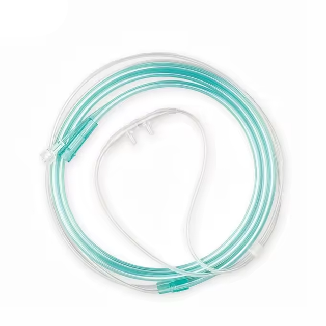 CO2 & O2 Sampling Tube Medical Consumables Sampling Cannula With Nasal Prongs