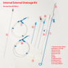CE/ISO Approved Direct Access Seldinger Technique Biliary Drainage Intemal And External Drainage Kit Pigtail Drainage Catheter-W